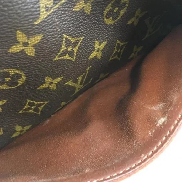 #46769 Toilette Cosmetic Evening Beauty Handbag Vanity Brown Monogram Canvas - Picture 12 of 12